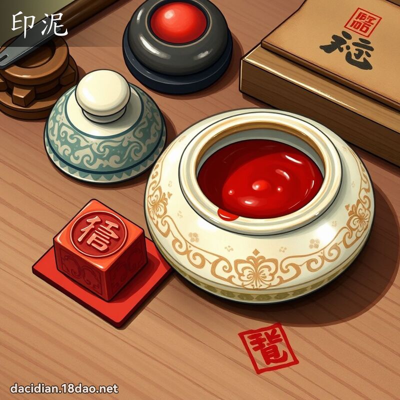 印泥 - 国语大辞典配图