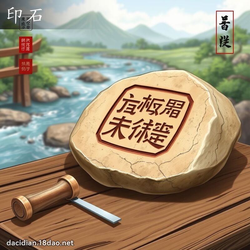 印石 - 國語大辭典配圖