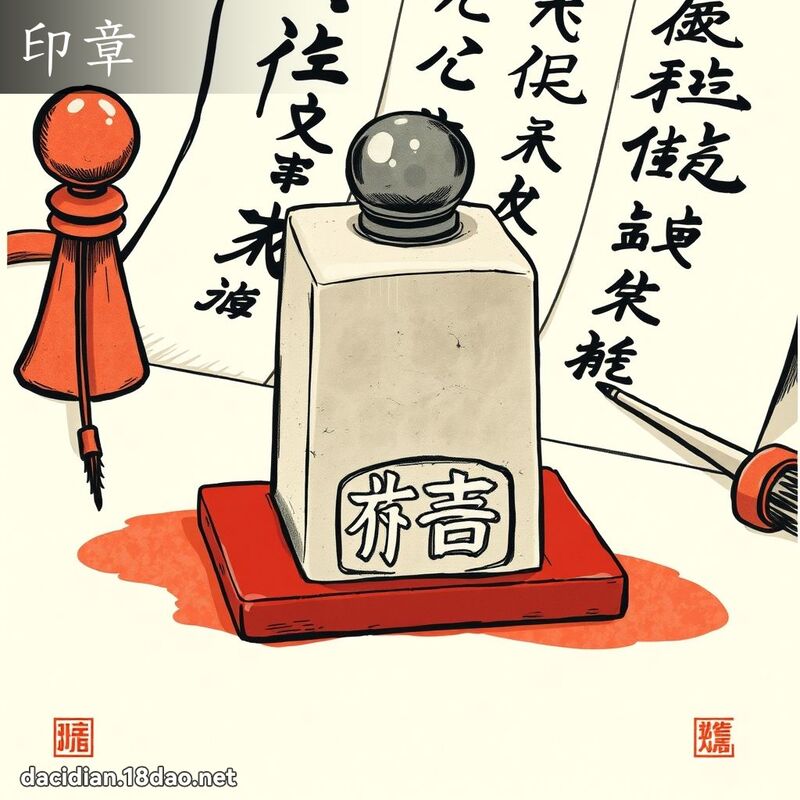 印章 - 國語大辭典配圖