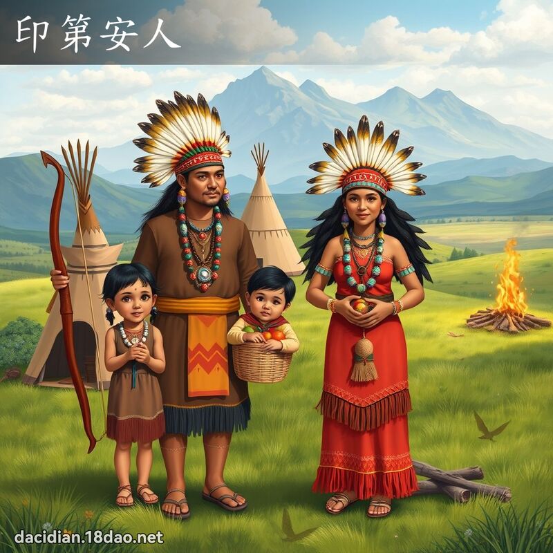印第安人 - 國語大辭典配圖