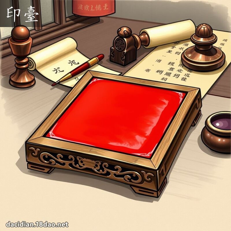 印台 - 国语大辞典配图