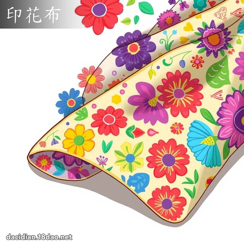 印花布 - 國語大辭典配圖