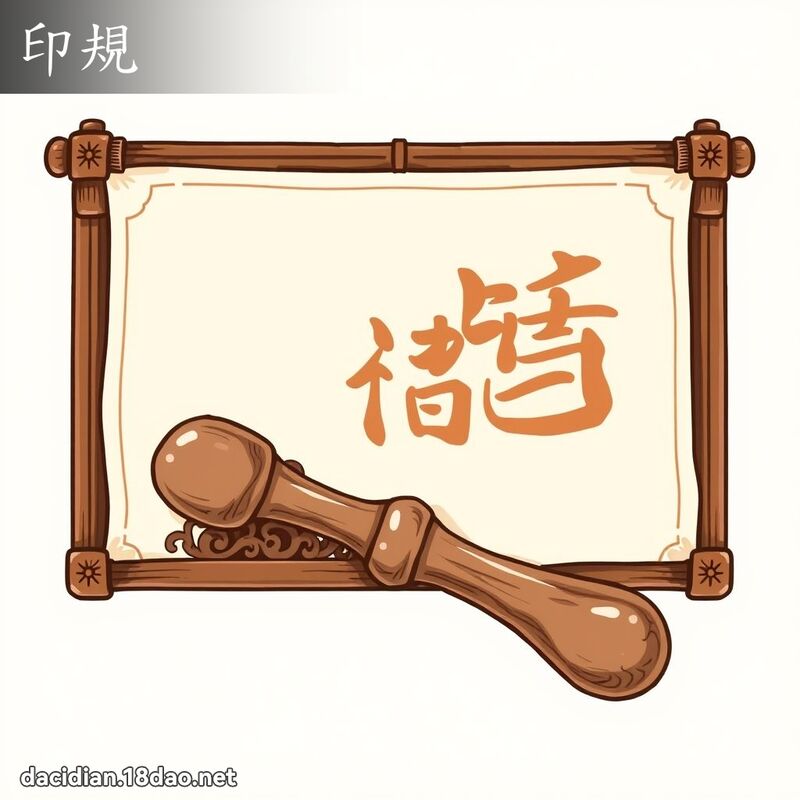 印規 - 國語大辭典配圖