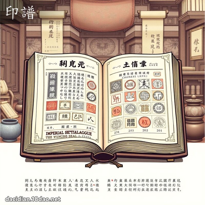 印譜 - 國語大辭典配圖