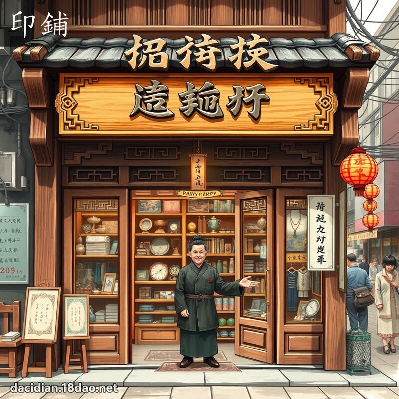 印铺 - 国语大辞典配图