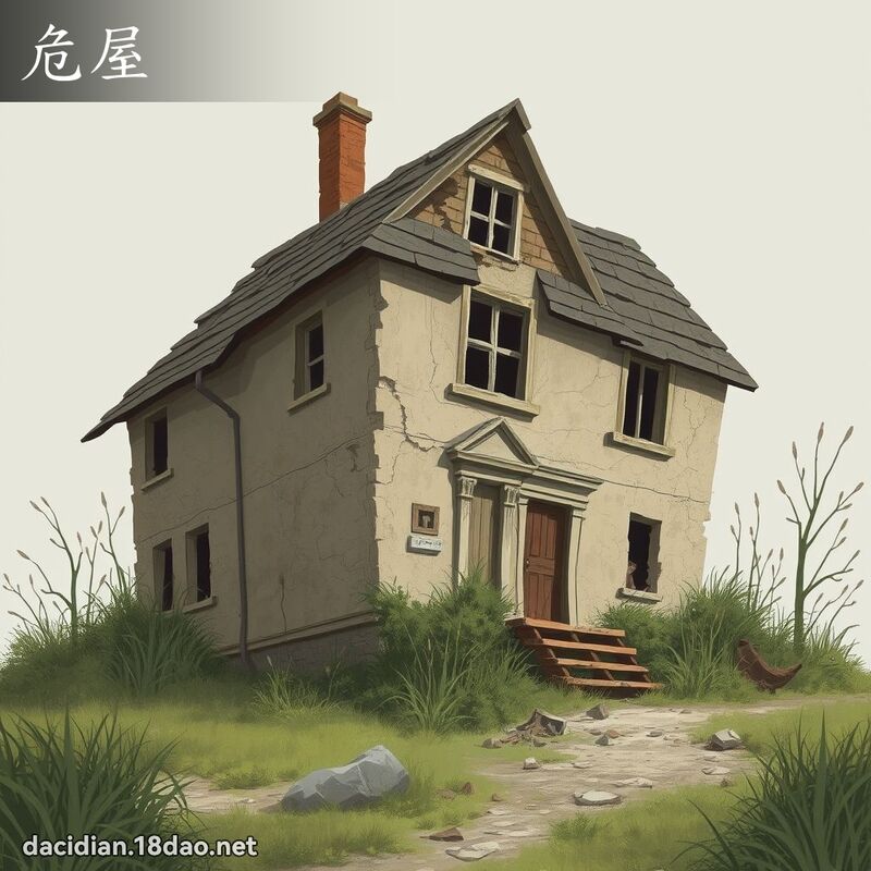 危屋 - 國語大辭典配圖