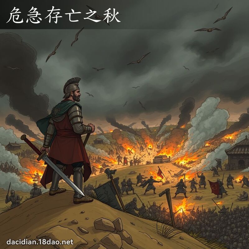 危急存亡之秋 - 國語大辭典配圖