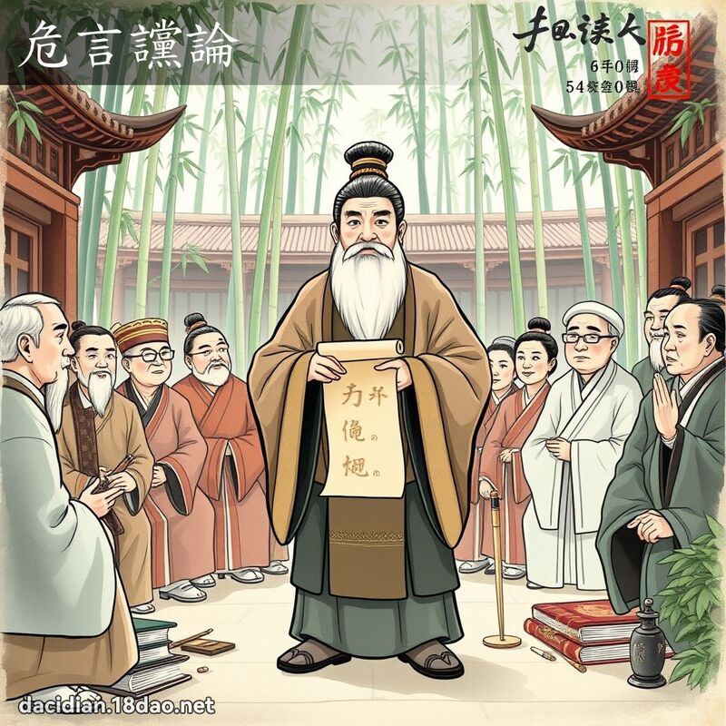 危言讜論 - 國語大辭典配圖