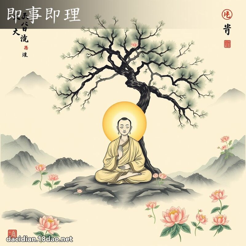 即事即理 - 国语大辞典配图