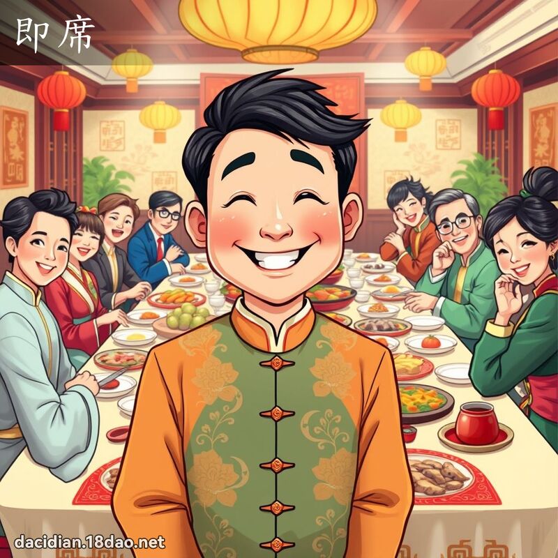 即席 - 國語大辭典配圖