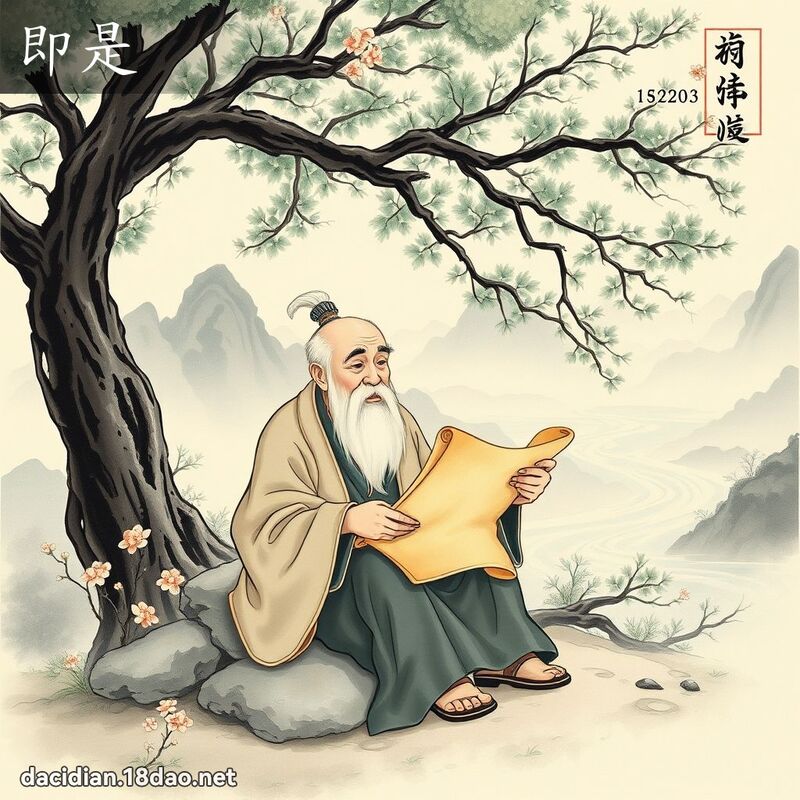即是 - 國語大辭典配圖