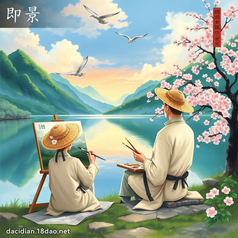 即景 - 國語大辭典配圖