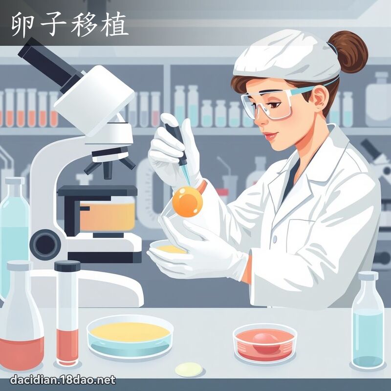 卵子移植 - 国语大辞典配图