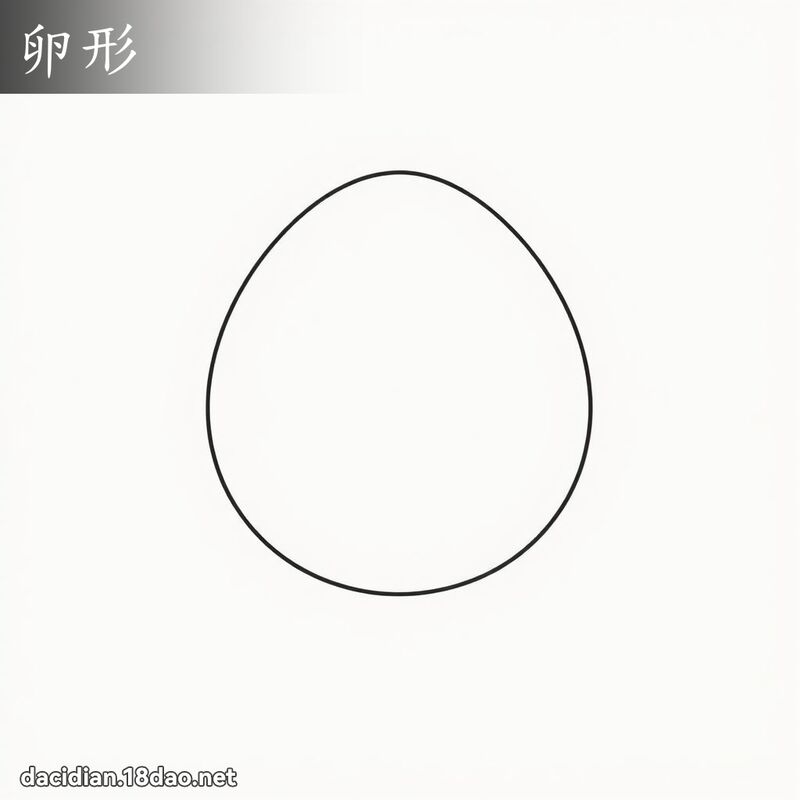 卵形 - 國語大辭典配圖