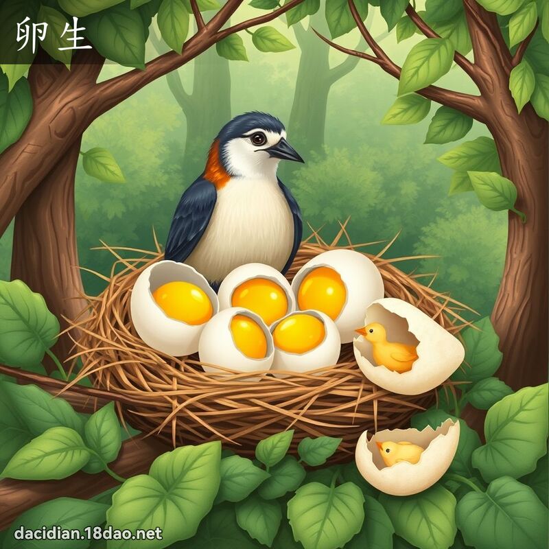 卵生 - 国语大辞典配图