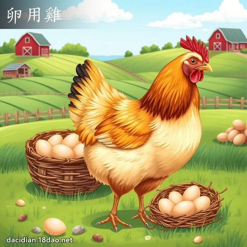 卵用雞 - 國語大辭典配圖