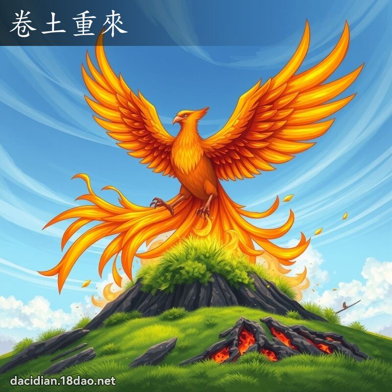卷土重来 - 国语大辞典配图