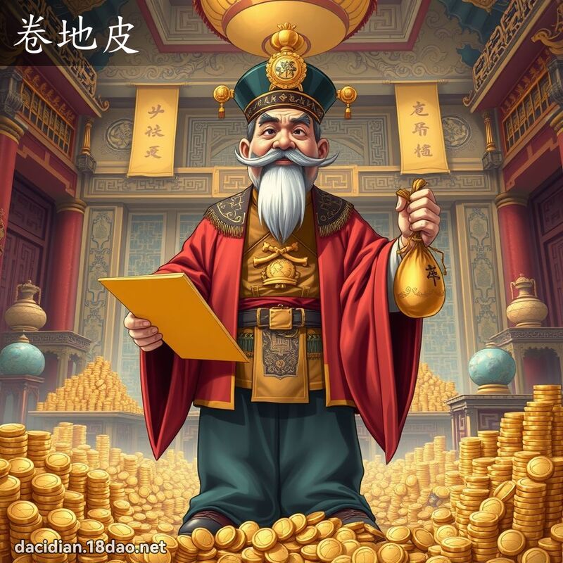 卷地皮 - 国语大辞典配图