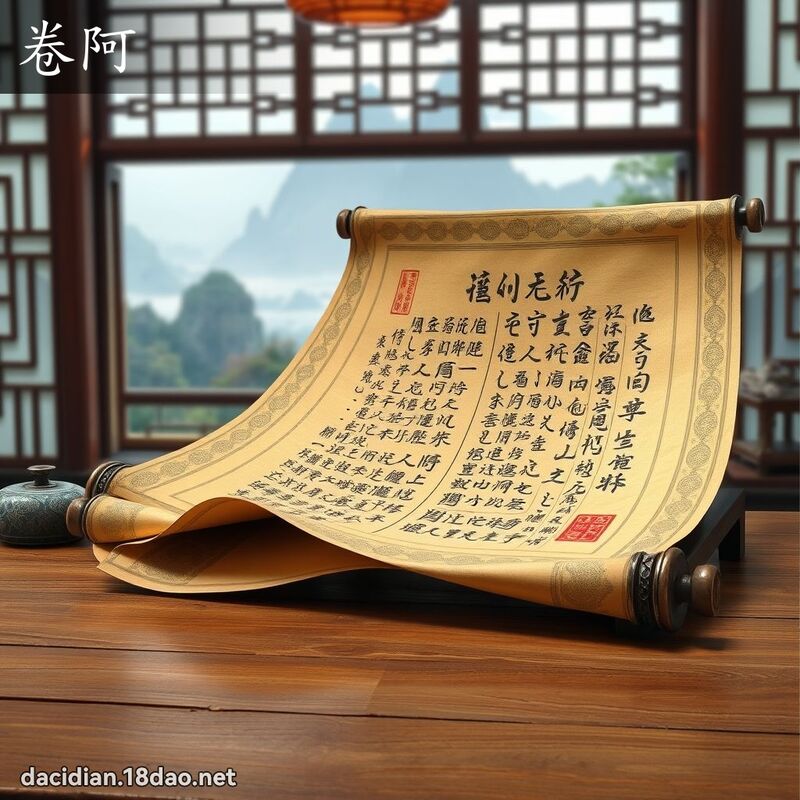 卷阿 - 國語大辭典配圖