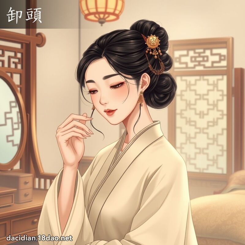 卸頭 - 國語大辭典配圖