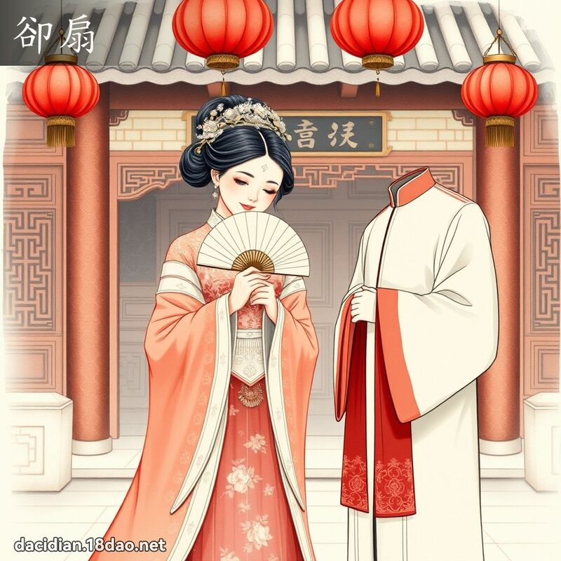 却扇 - 国语大辞典配图