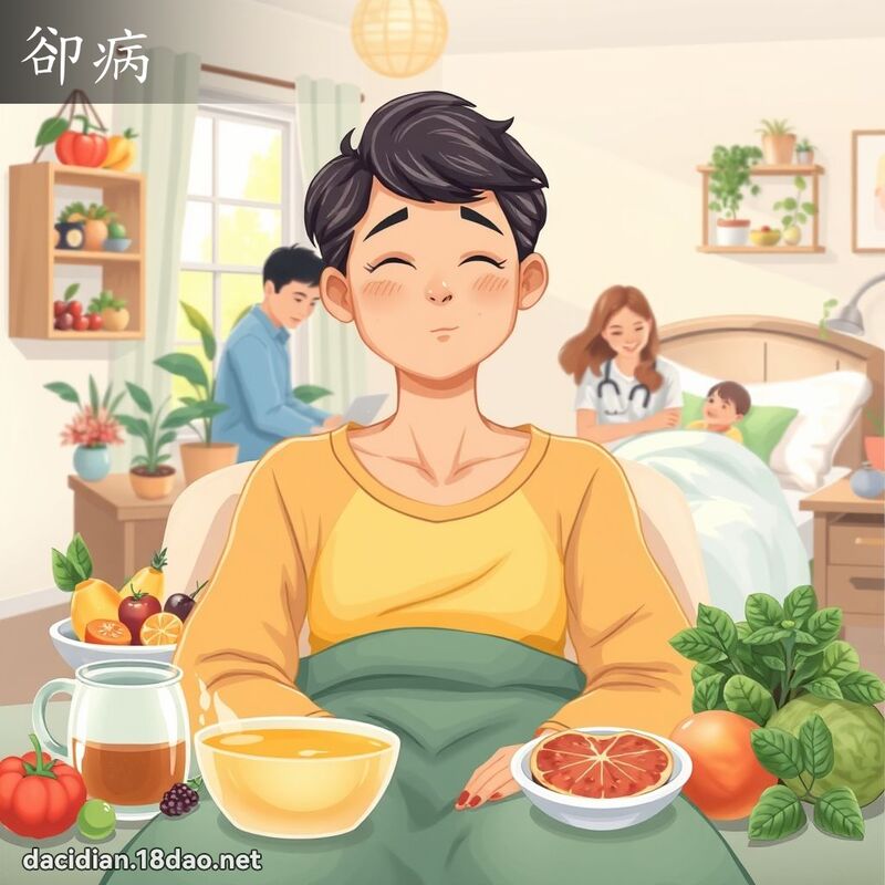 卻病 - 國語大辭典配圖