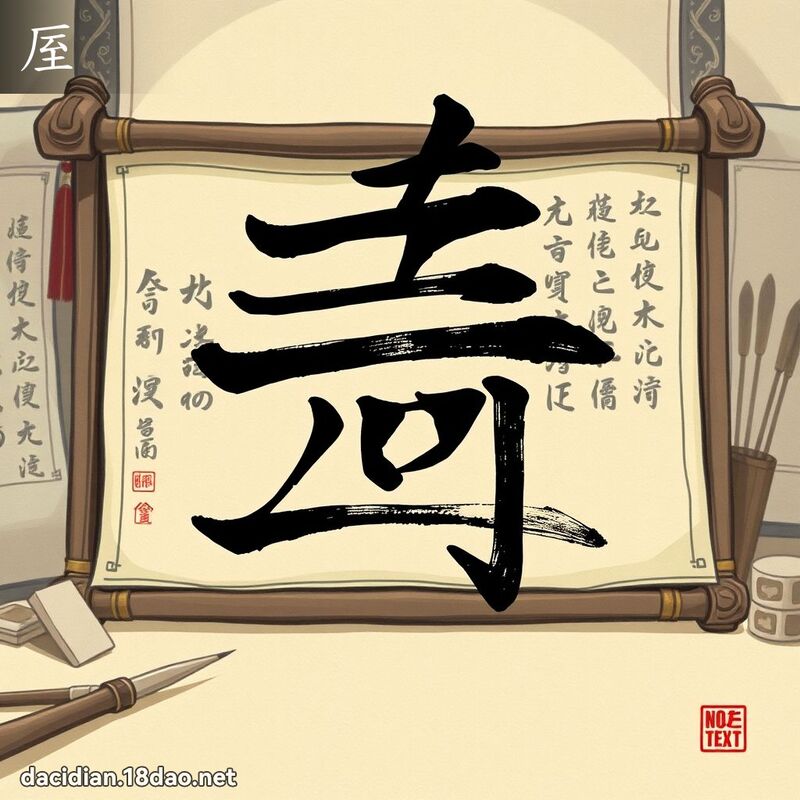厔 - 國語大辭典配圖