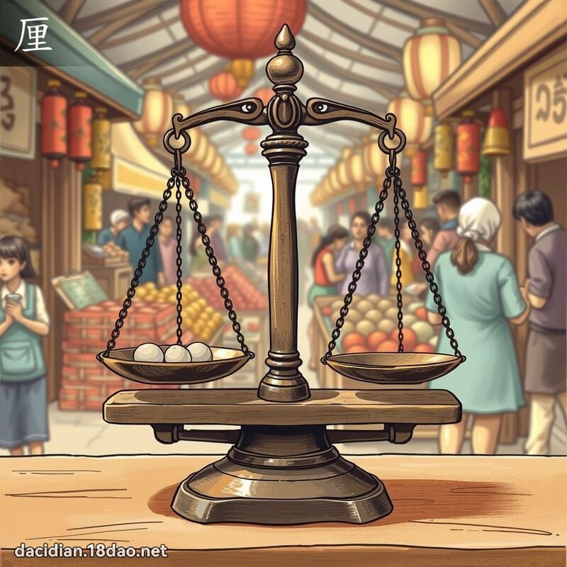 厘 - 國語大辭典配圖