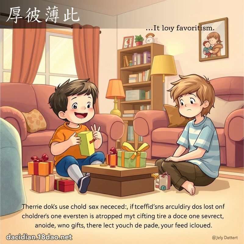 厚彼薄此 - 國語大辭典配圖
