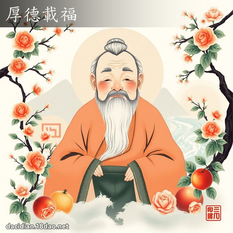 厚德载福 - 国语大辞典配图
