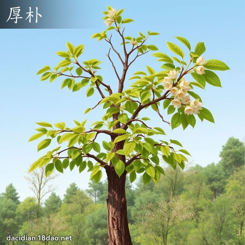 厚朴 - 國語大辭典配圖