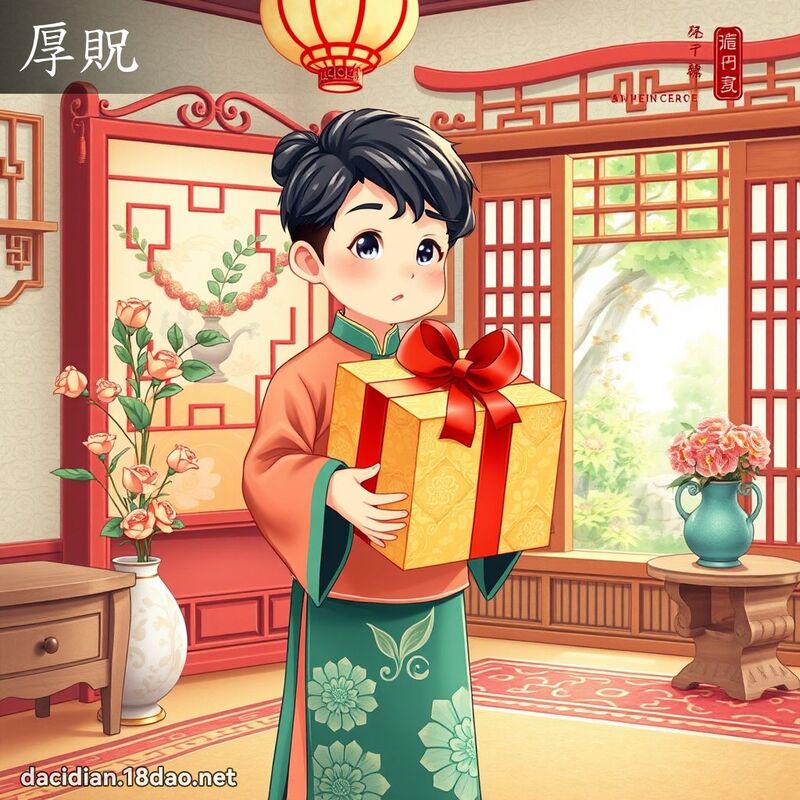 厚貺 - 國語大辭典配圖