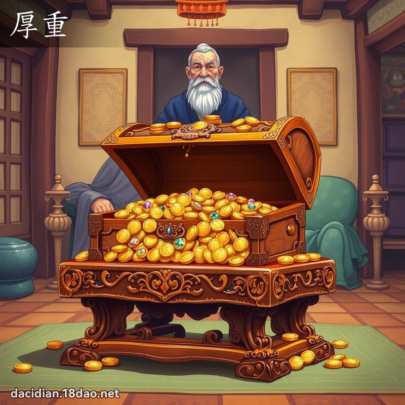 厚重 - 國語大辭典配圖