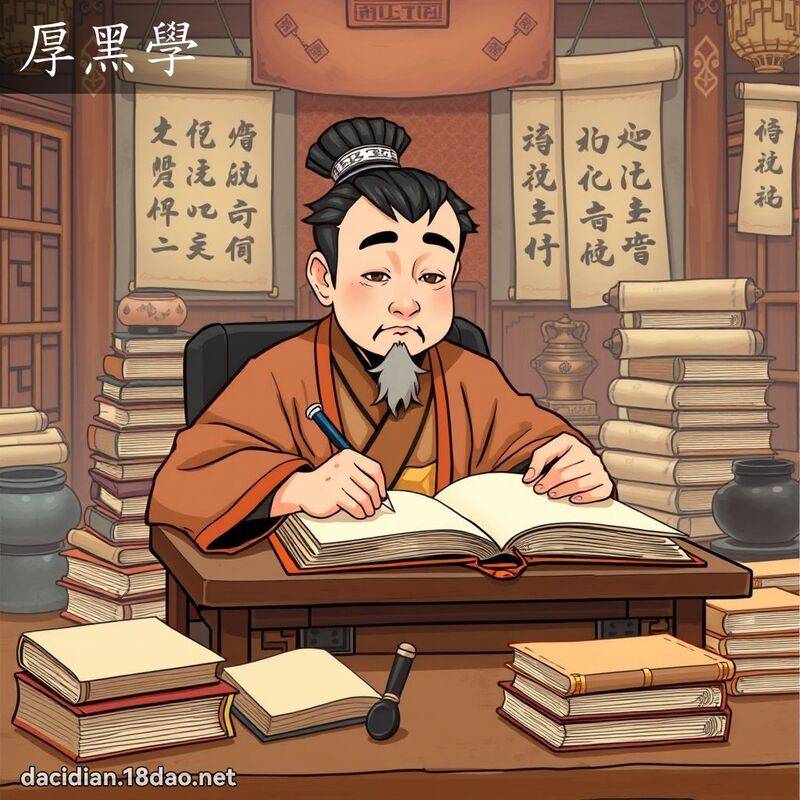厚黑学 - 国语大辞典配图