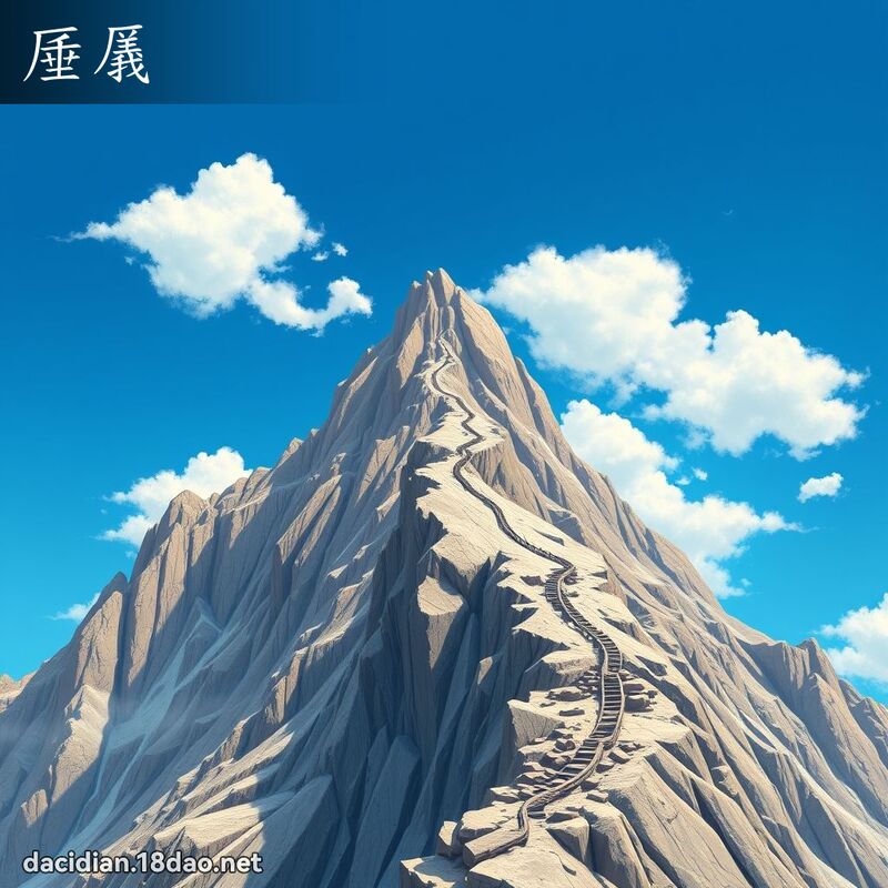 厜㕒 - 国语大辞典配图