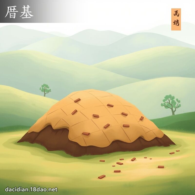 厝基 - 國語大辭典配圖