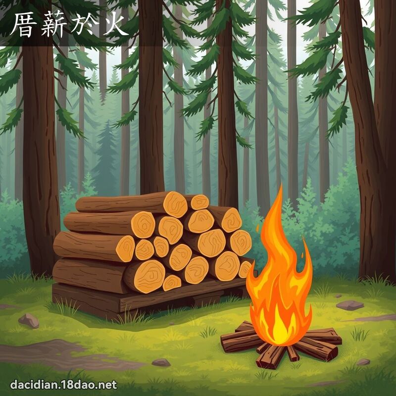 厝薪於火 - 國語大辭典配圖