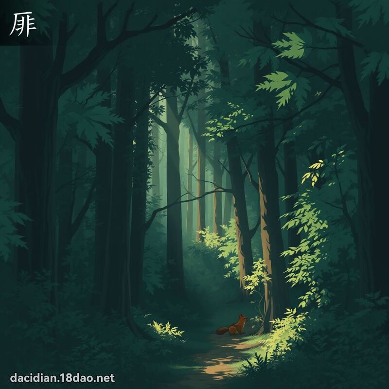 厞 - 国语大辞典配图