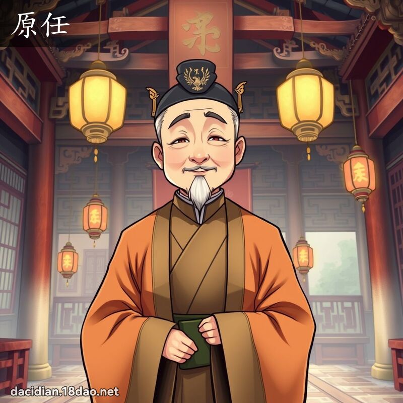 原任 - 國語大辭典配圖