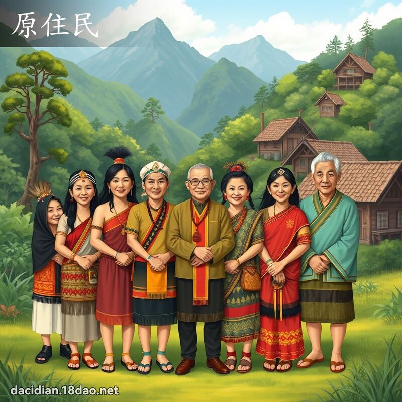 原住民 - 國語大辭典配圖