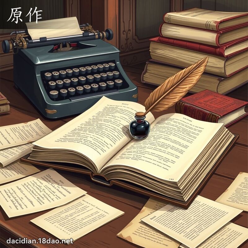 原作 - 國語大辭典配圖