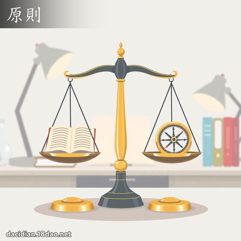 原則 - 國語大辭典配圖