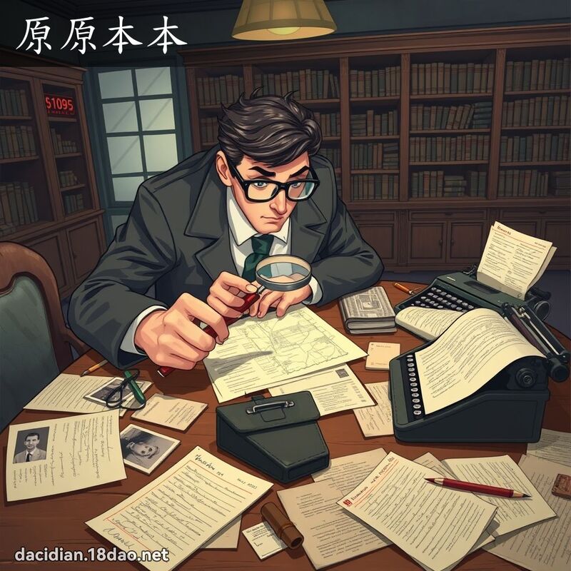 原原本本 - 國語大辭典配圖