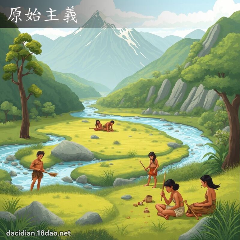 原始主义 - 国语大辞典配图