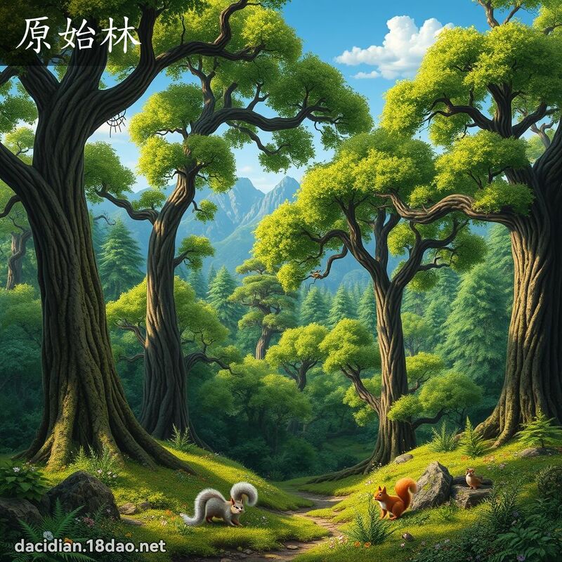 原始林 - 国语大辞典配图