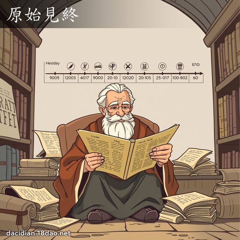 原始见终 - 国语大辞典配图