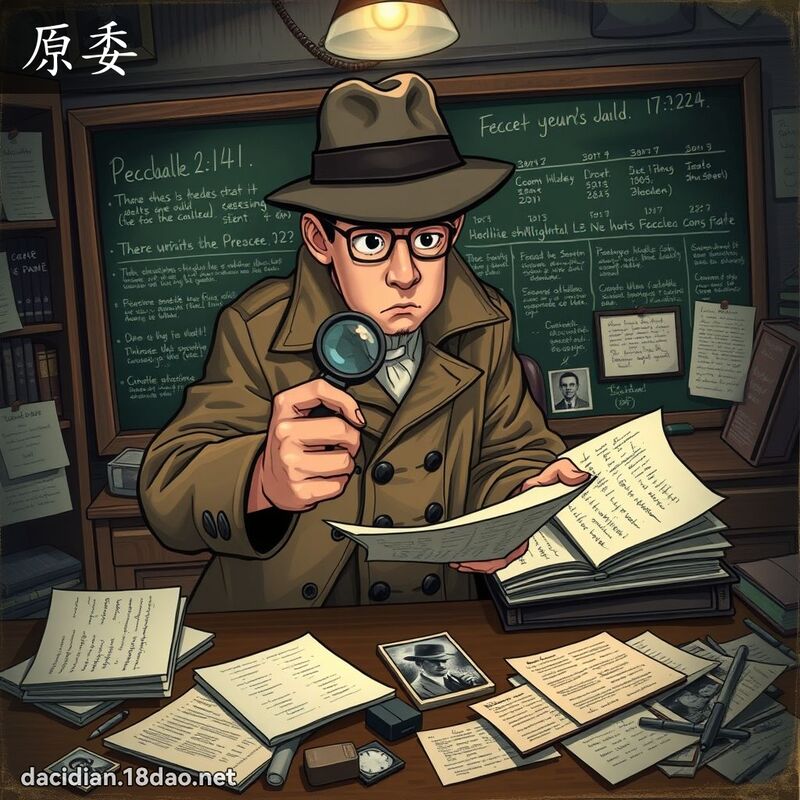 原委 - 國語大辭典配圖