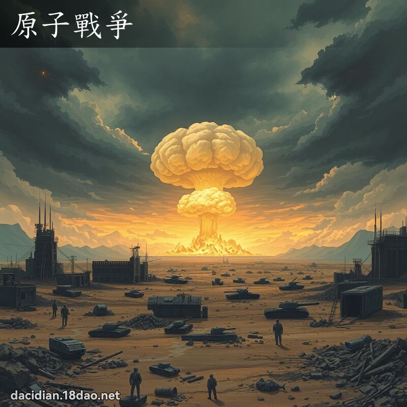 原子戰爭 - 國語大辭典配圖