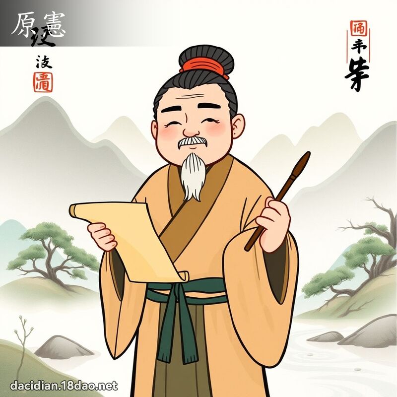 原憲 - 國語大辭典配圖