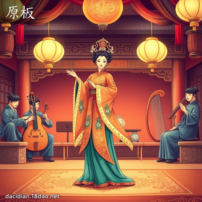 原板 - 國語大辭典配圖